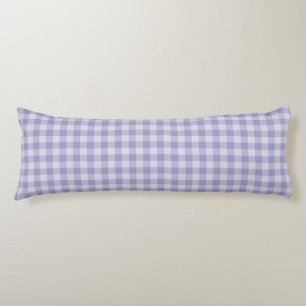Purple Chequerboard Pattern Body Pillow