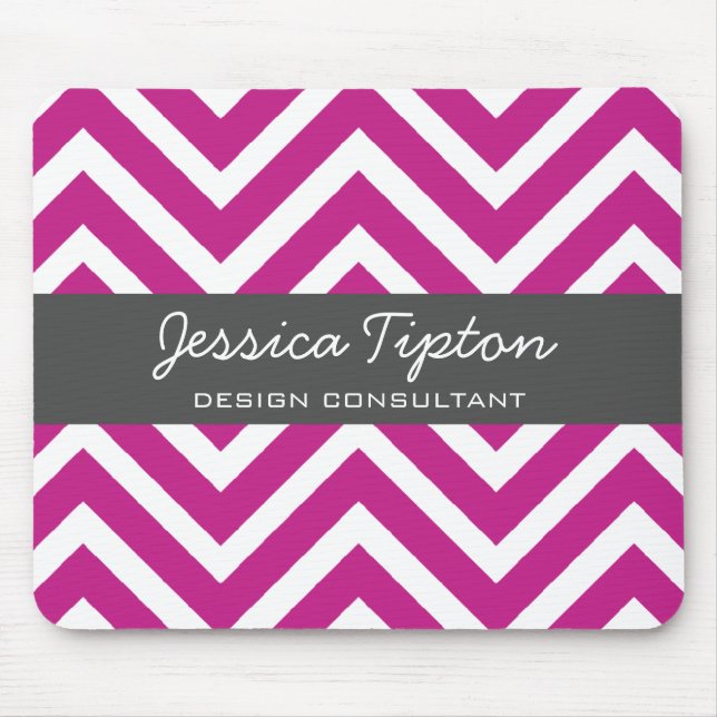 Purple Chevron Mousepad | TBM (Front)