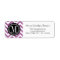 Purple Chevron Zizgag Personalized Monogram