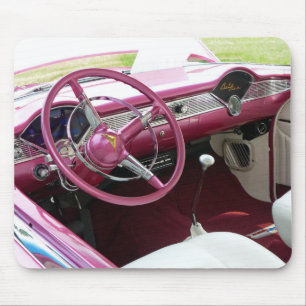 Purple Chevy Bel Air Mouse Pad