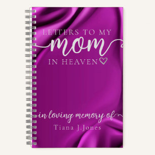 Purple Chic Maman Memorial Grief Sympathie Carnet