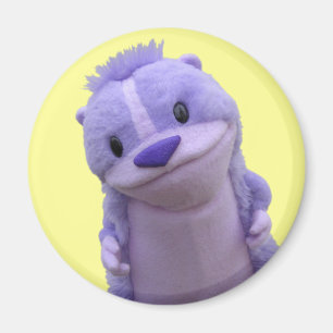 Purple Chipmunk Magnet