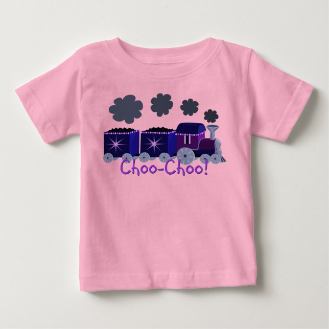 Purple Choo Choo Train Shirt (Front)