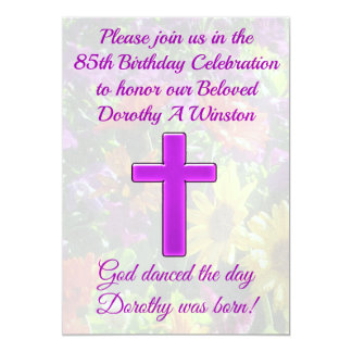 Christian Birthday Invitation Cards 8