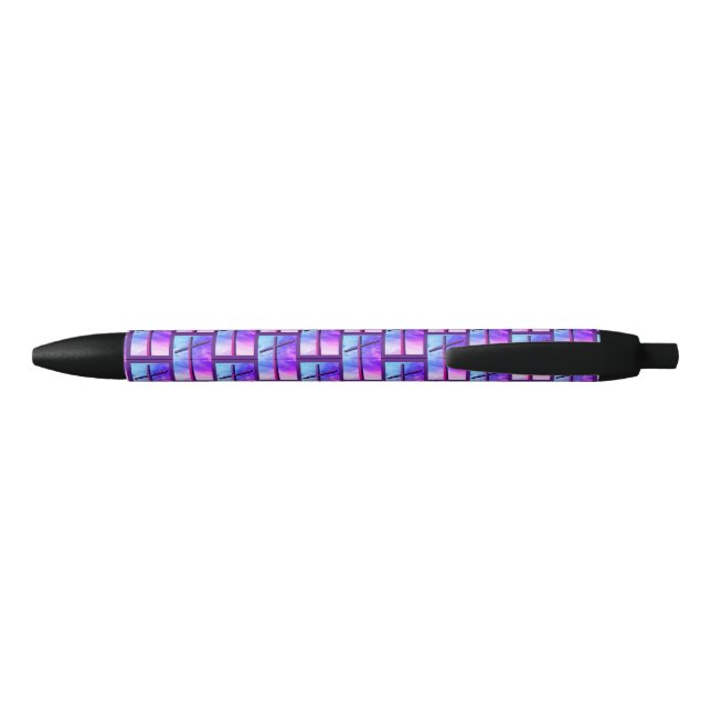 Purple Christian CROSS Black Ink Pen (Back)