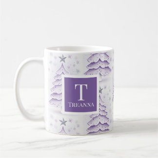Purple Christmas Coffee Mug