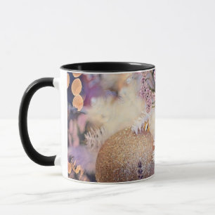 Purple Christmas ornaments watercolor  Mug