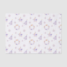 Purple Christmas Tissue Paper