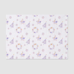 Purple Christmas Tissue Paper