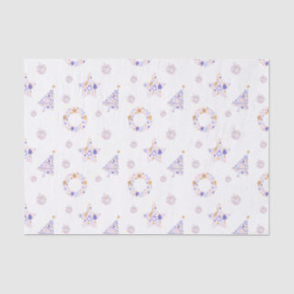 Purple Christmas Tissue Paper