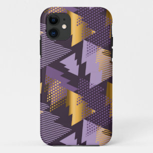 purple christmas trees iPhone 11 case
