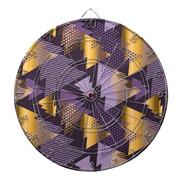 purple christmas trees dartboard (Front)