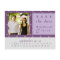 Purple Circle Save the Date Card