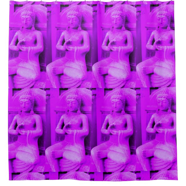 purple clapping buddhas pattern (Front)