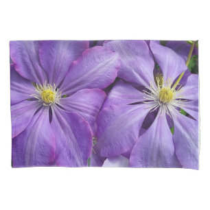 Purple clematis beauty pillowcase