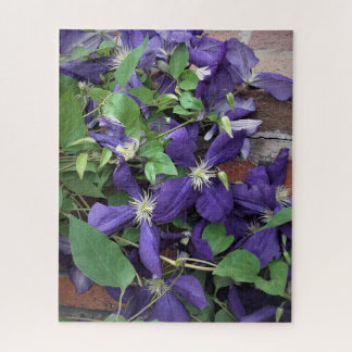 Purple Clematis Jigsaw Puzzle