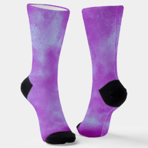 Purple Cloud Effect Socks
