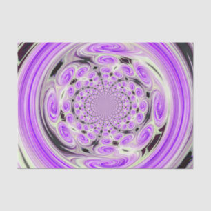 Purple Cloud Swirls Tissue Paper