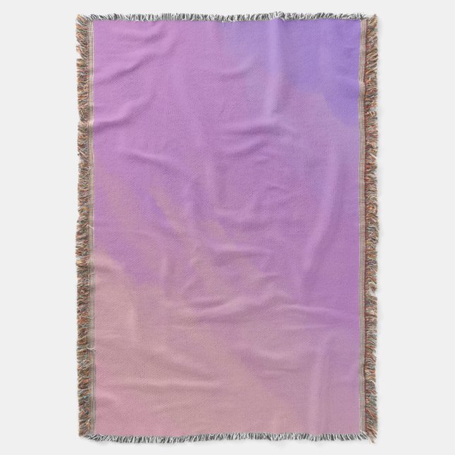 Purple Clouds at Twilight  Throw Blanket (Front Vertical)