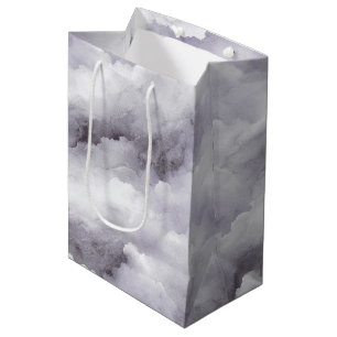 Purple Clouds Birthday or any occasion Medium Gift Bag