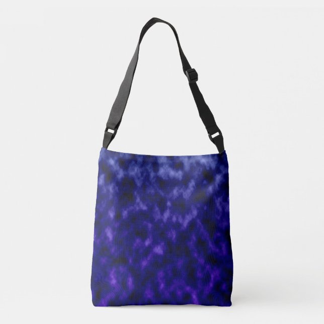 Purple Clouds Crossbody Bag (Back)