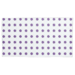 Purple Clover Pillowcase