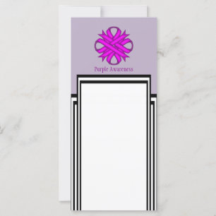 Purple Clover Ribbon by Kenneth Yoncich