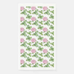 Purple Clover   St Patrick's Day Napkin