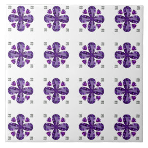 Purple Clover Tile