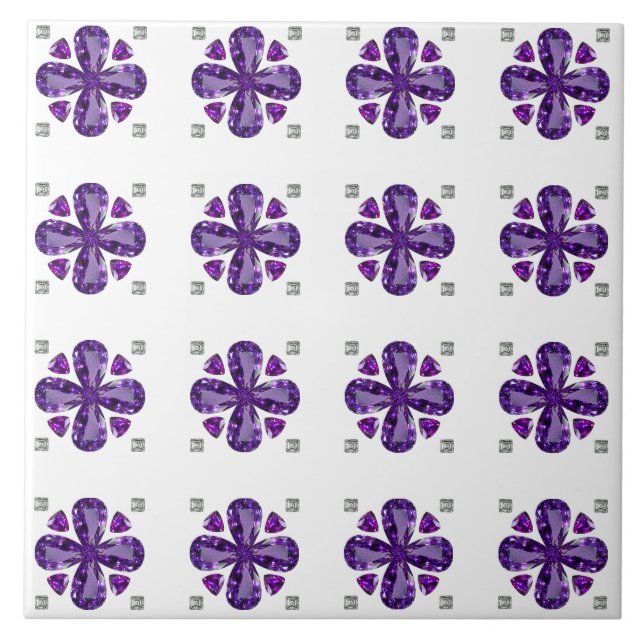 Purple Clover Tile (Front)