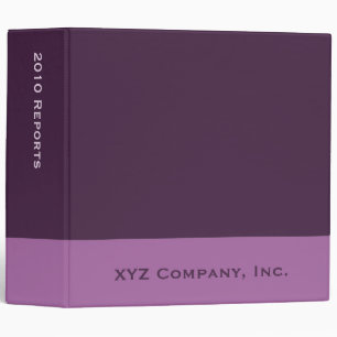 purple colours binder