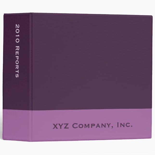 purple colours binder (Front/Spine)