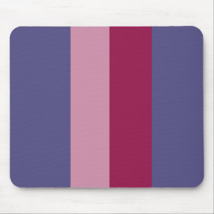 Purple colours stripes mouse pad
