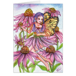 Purple Cone Flower Fairy