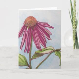 Purple Coneflower GREETING CARD