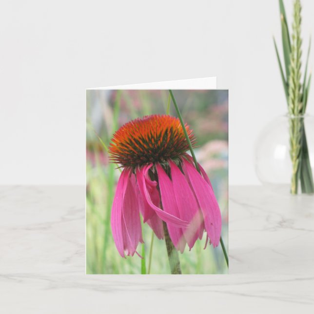 Purple Coneflower Note Card (Front)