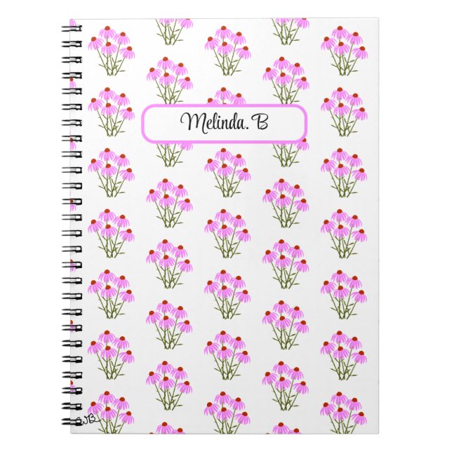 Purple Coneflowers Notebook (Front)