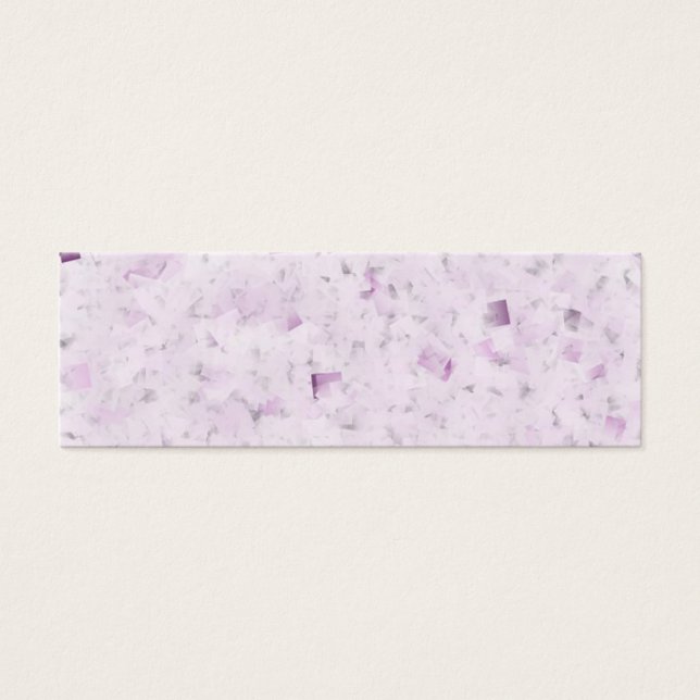 Purple Confetti Customizable Bookmark (Front)