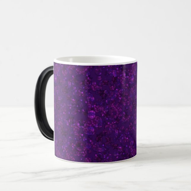 Purple confetti magic mug (Front Left)