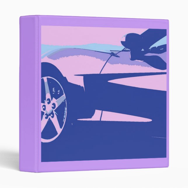 Purple Corvette Binder (Front/Spine)