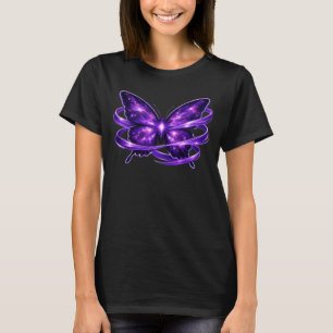 Purple Cosmic Butterfly T-Shirt