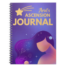 Purple Cosmique Ascension Journal Carnet spirituel