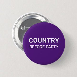 Purple Country Before Party Political 2 Inch Round Button