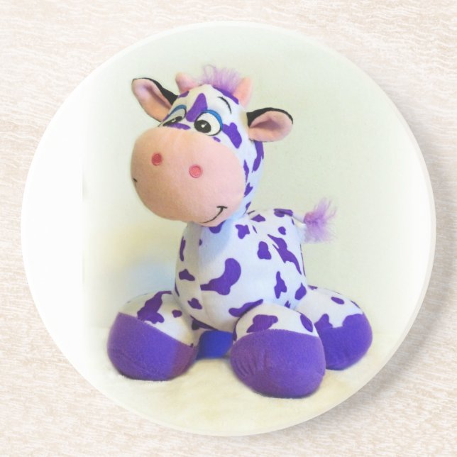 Purple Cow Coaster (Front)