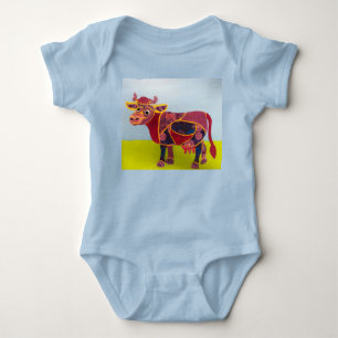 Purple Cow Onesy Baby Bodysuit