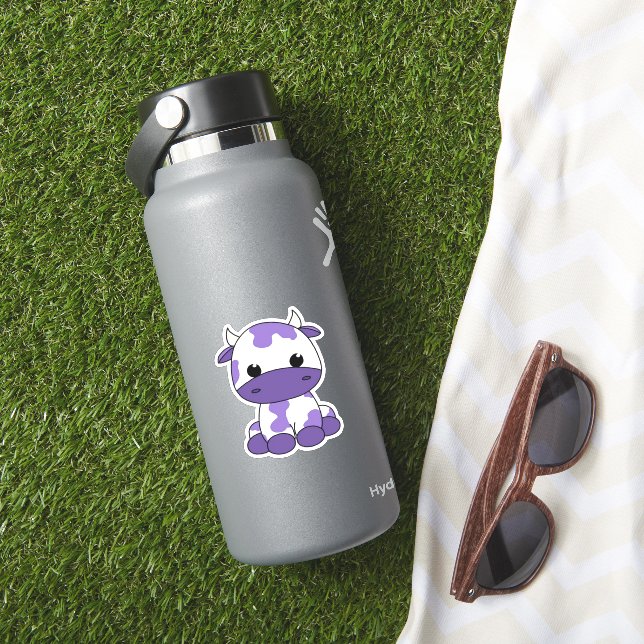 Purple cow Oversized T-Shirt_1 (HydroFlask Insitu)
