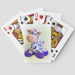 Purple Cow Playing Cards