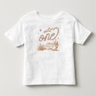 Purple Cowgirl First Birthday Tee Shirt