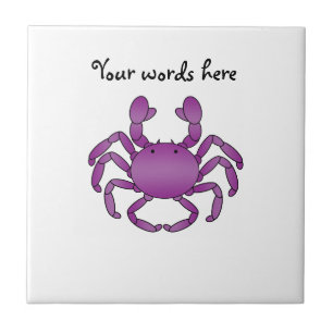 Purple crab tile