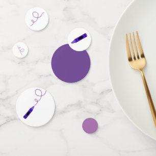 Purple Crayon Confetti